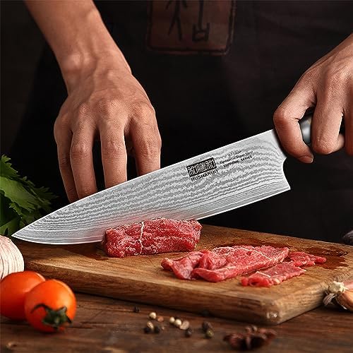HOSHANHO 3PCS Damascus Kitchen Knife Set