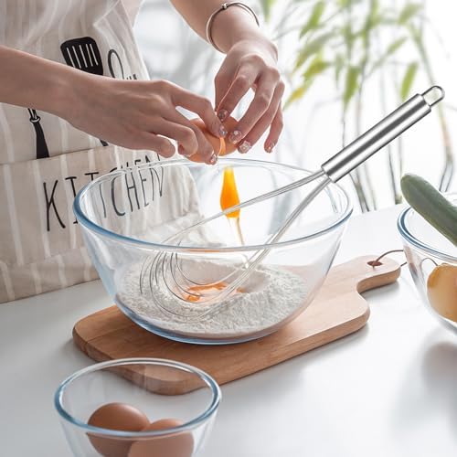 Flat Whisk Stainless Steel Flat Whisk for Cooking Kitchen Flat Wire