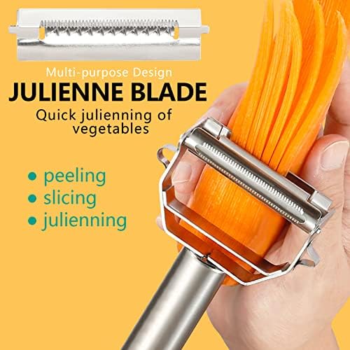 Stainless Steel Peeler Julienne Cutter Slicer for Carrot Potato Melon
