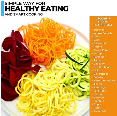 4-Blade Zucchini Spiralizer Noodle Maker