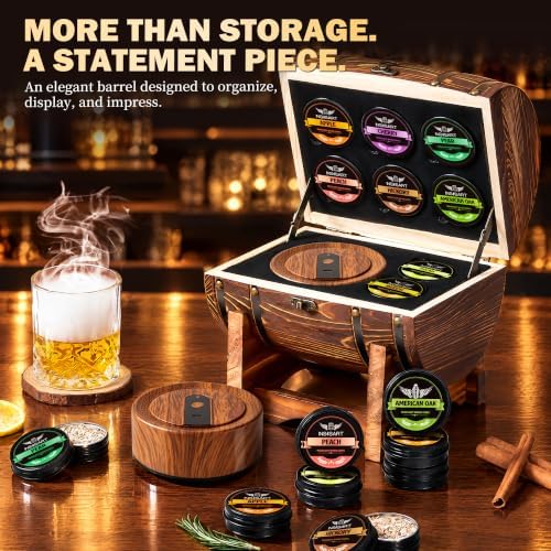 INSISART Electric Whiskey Smoker Kit, Old Fashioned Smoker Kit with