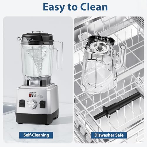 Aeitto 1800W Blender, 68Oz Jar