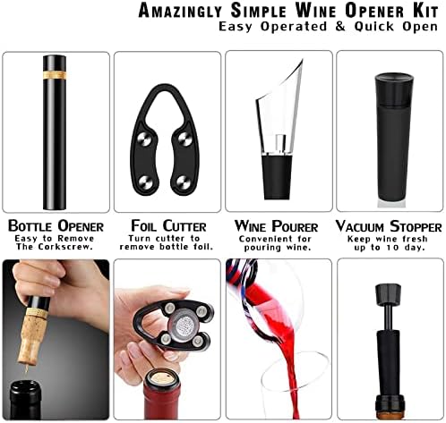 Mini Wine Opener Set | Travel Portable Pocket Air Pressure Pump Wine