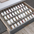 Antimbee Spice Drawer Organizer, 4 Tier- 8 Pack Kitchen Spice Rack