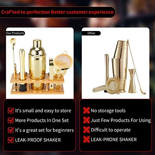 Cocktail Shaker Set Drink Shakers Bar Cart Accessories