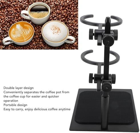 Omabeta Pour Over Coffee Dripper Stand Set, Double Layer Hand Brewing