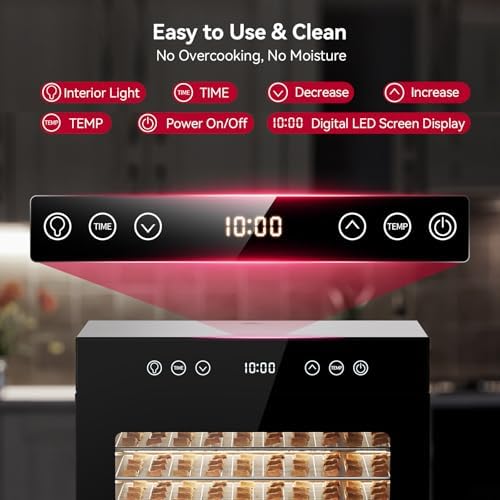 Food Dehydrator Machine, 8 Stainless Steel Trays