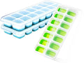 Ice Cube Trays 3 Pack, Silicone Easy-Release and Flexible 14-Ice Trays by Amytor