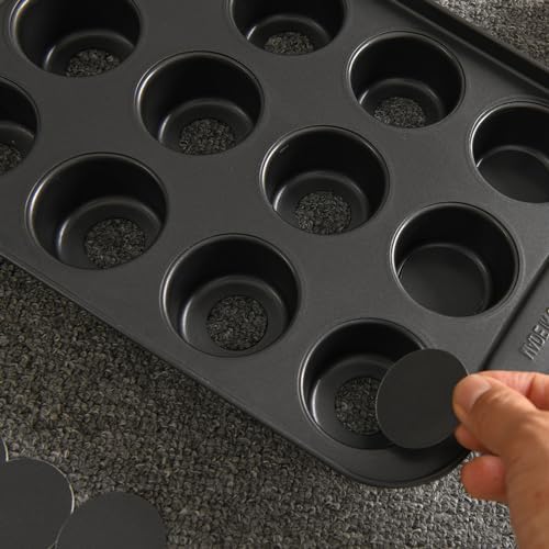 2 Pack 12 Cavity Mini Cheesecake Pan, Mini Muffin Baking Pan, Mini