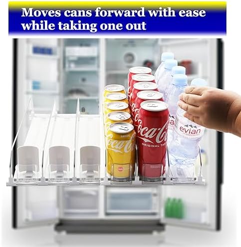AMLLLC Drink Organizer for Fridge, 25 Cans