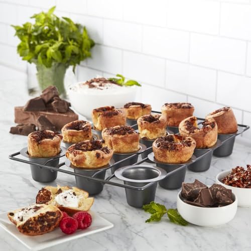 Chicago Metallic 26121 Professional 12-Cup Non-Stick Mini-Popover Pan