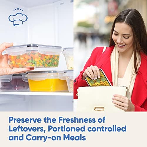 Chef's Path 32 Piece Airtight Food Storage Containers with Easy Snap
