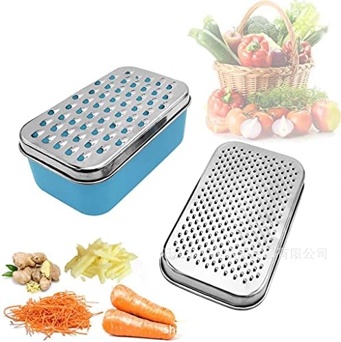 Cheese Grater with Food Saver Container 2 In1 Fruit Vegetable Chopper