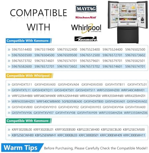 WPW10289497 Refrigerator Door Bin Shelf Compatible with Whirlpool