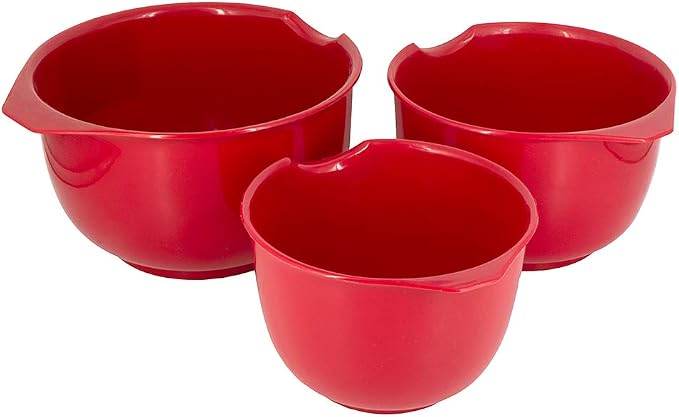 Glad Mixing Bowls with Pour Spout, BPA Free, Dishwasher Safe Plastic | Kitchen - Image 5