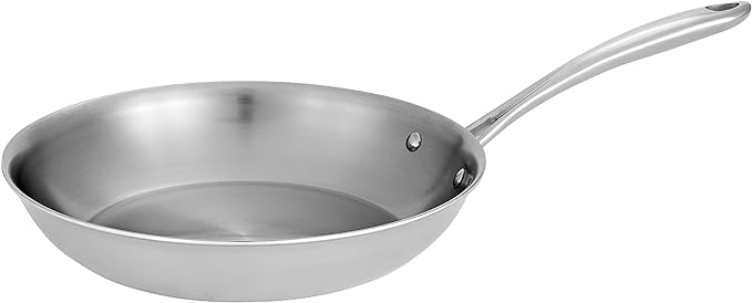 Tramontina Boston Tri-Ply Clad Stainless Steel 10-Inch Frying Pan, by Tramontina