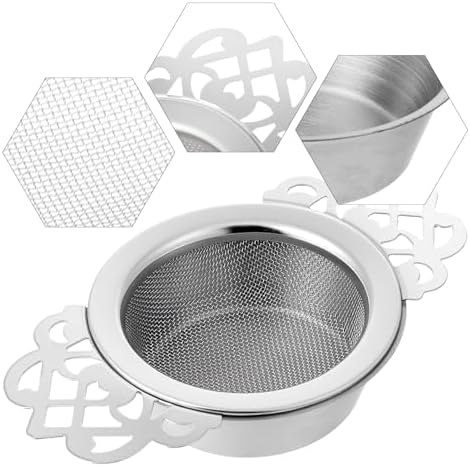 8 Pack Mesh Tea Filter Strainers, Stainless Metal Tea Infuser, Teas