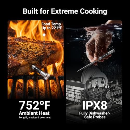 ThermoMaven 3000FT Wireless Meat Thermometer, 2 Probes