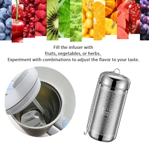 Largr Size Stainless Steel Tea Infuser Wide Mouth Bottles.,Compatible