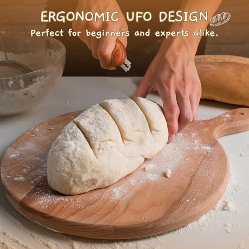 Personalized UFO Bread Lame Engraved Dough Scoring Tool with Name for