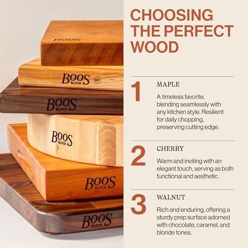 John Boos BBQ Series Walnut Cutting Board, 18 x 12 in