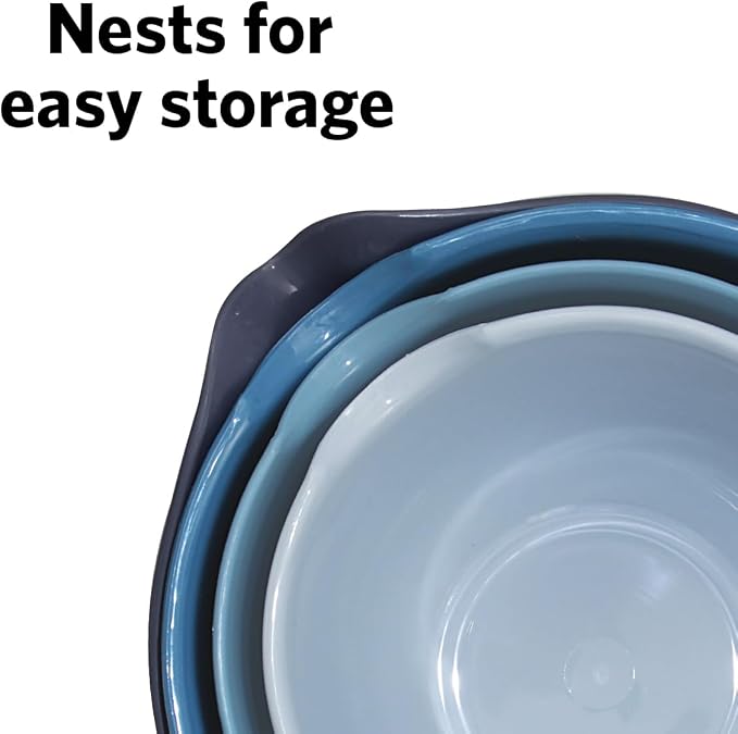 Glad Mixing Bowls with Pour Spout, Dishwasher Safe Kitchen Cooking and Baking - Image 4