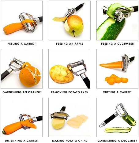 Deiss PRO Dual Julienne Peeler and Deiss PRO Swivel Vegetable Peeler