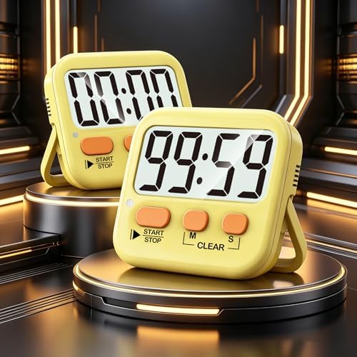 Antonki 2 Pack Digital Timers for Kids, Classroom, Kitchen