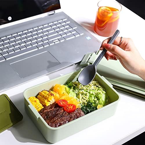 linoroso 2-Tier Adult Bento Box, 4 Compartments