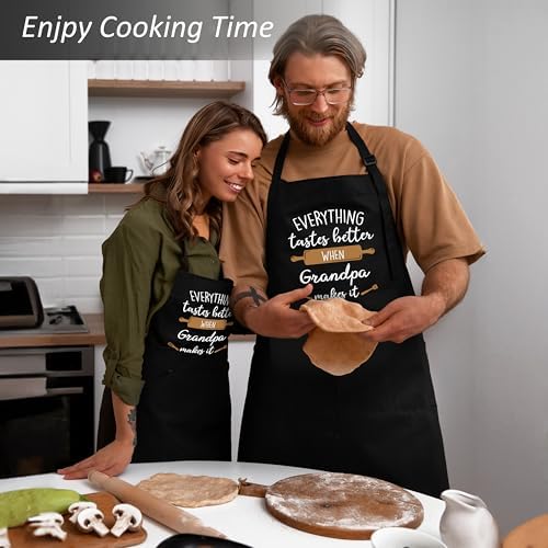 Grandpa Apron, Grandpa Gifts, Grandpa Gifts from Grandkids, Cooking