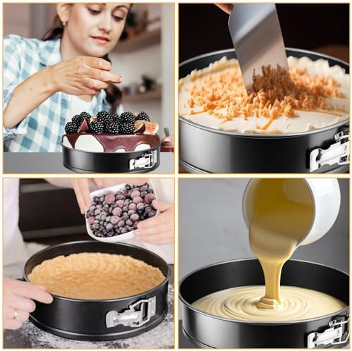 9 Inch Springform Cheesecake Pan with Lid and Protector Leakproof
