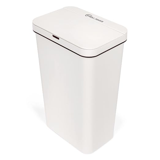 SIMPLI-MAGIC 79502 13 Gallon Touchless Sensor Trash Can, Rectangle Garbage Bin by Simpli-Magic
