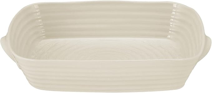 Portmeirion Sophie Conran Pebble Large Rectangular Handled Roasting Dish by Portmeirion