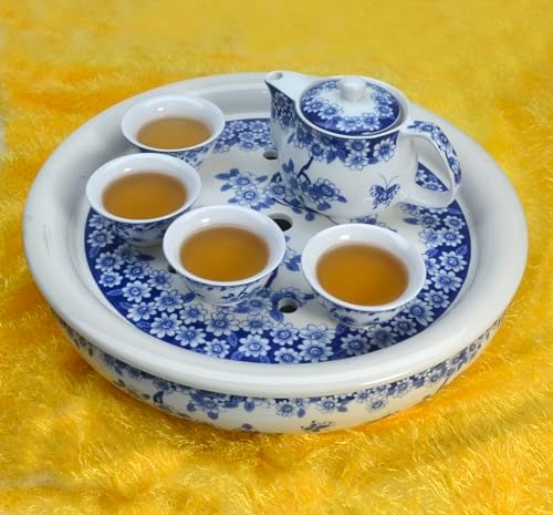 Porcelain Teapot, 9oz Small Ceramic Tea Pot with Infuser Love of