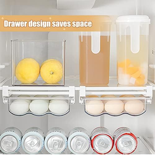 Clear Egg Holder for Refrigerator, Mini Fridge Drawer