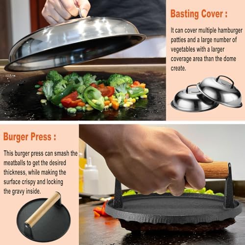 N NOBLE FAMILY 38PCS Griddle Accessories Kit