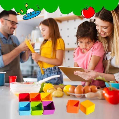 IELEK Silicone Lunch Box Dividers Reusable Non-Toxic, BPA Free