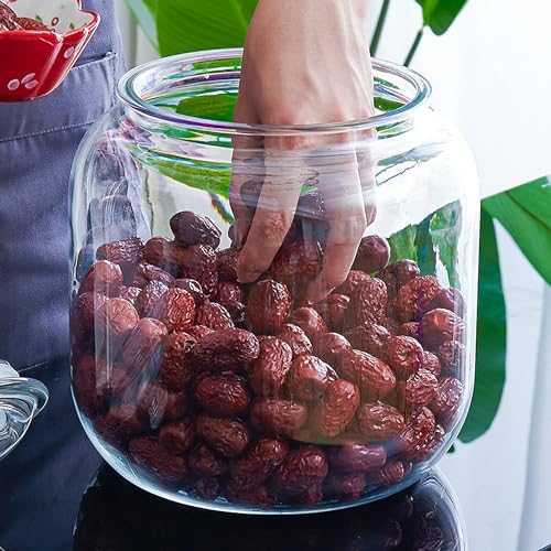YUEJUM 128 oz Unbreakable & Dishwasher Safe Airtight Food Storage
