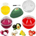 Onion Garlic Lemon Avocado Saver Containers, 5-Piece Set