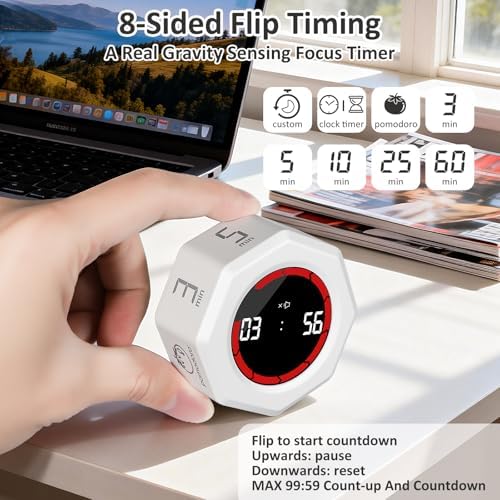 Rechargeable Pomodoro Kitchen Timer
