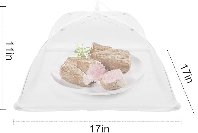 SPANLA Mesh Food Covers, 8 Pack Large and Tall Food Covers - Image 2