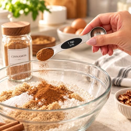 Mrs. Anderson’s Baking Dual-Sided Magnetic Measuring Spoons and