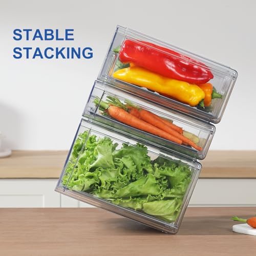 Refrigerator Organizers and Storage Drawers, Complete Set