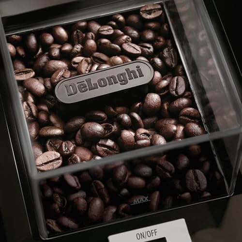 Delonghi Stainless Steel Burr Coffee Grinder, Silver