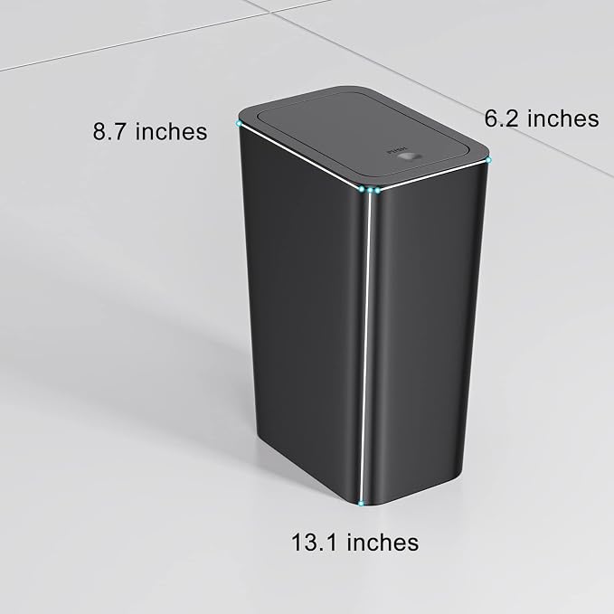 N. NETDOT 3 Pack 10 L/2.6 Gal Bathroom Trash Can - Image 6