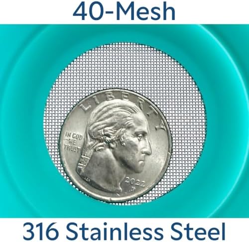 Collapsible Fine Mesh Strainer, 400 Micron, Loose Leaf Tea
