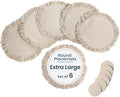 Fine Living 15 Inch Round Placemats Set of 6 with 6-Free