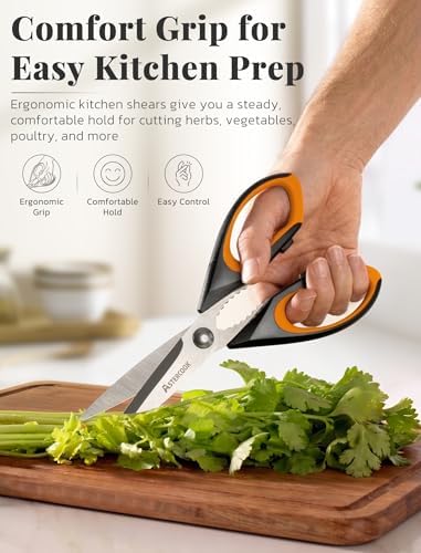 Astercook Kitchen Scissors, 3-Pack Heavy Duty Kitchen Shears with