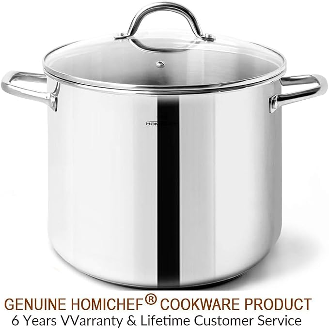 HOMICHEF 10 Quart Stock Pot - Image 7