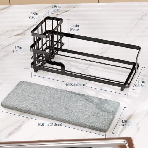 Consumest Sponge Holder for Kitchen Sink - Sink Caddy Organizer with